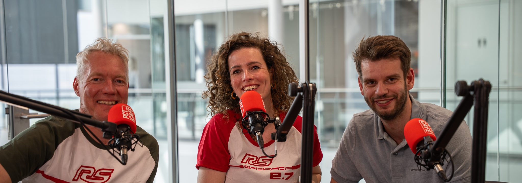 Podcastsetting bij het PCT Café